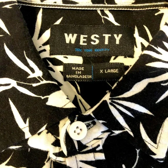 Westy Mens Button Down Shirt Size XL - Picture 2 of 4
